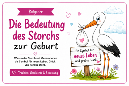 Die Bedeutung des Storches zur Geburt