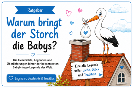 Warum bringt der Storch die Babys? Die Geschichte hinter einer der bekanntesten Legenden
