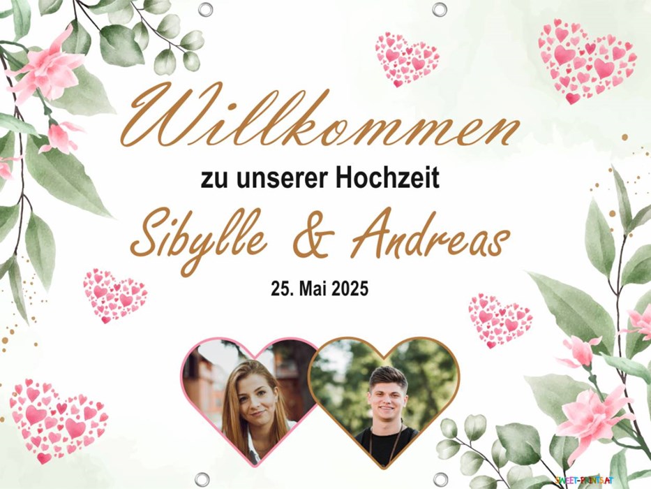 Banner für HOCHZEIT