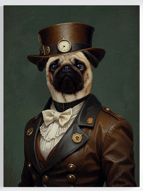 Royales Portrait - Steampunk Stil