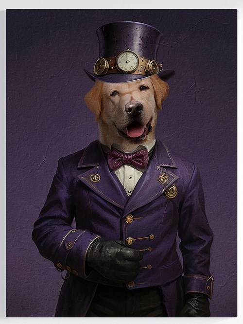 Royales Portrait - Steampunk Stil