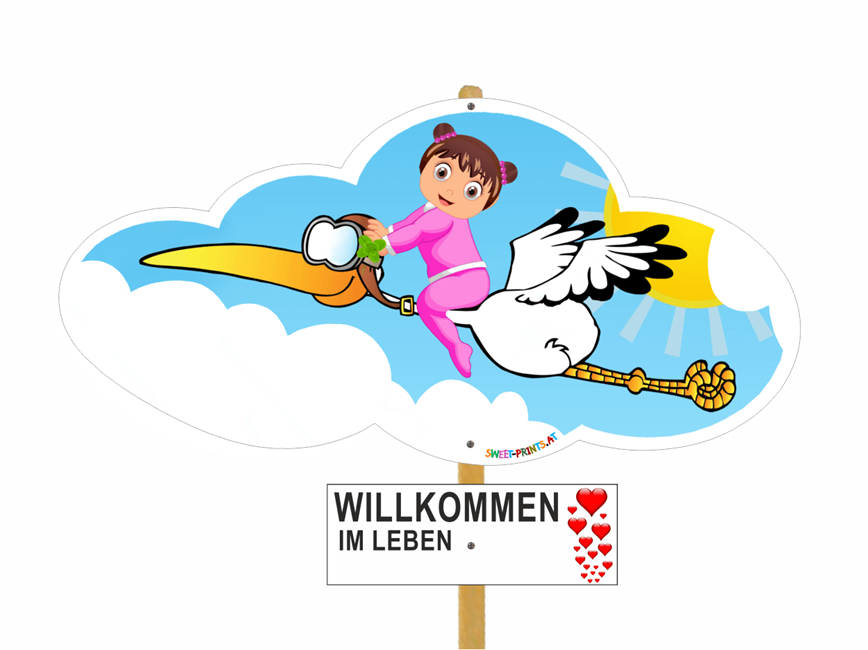 Babystorch Mädchen rosa