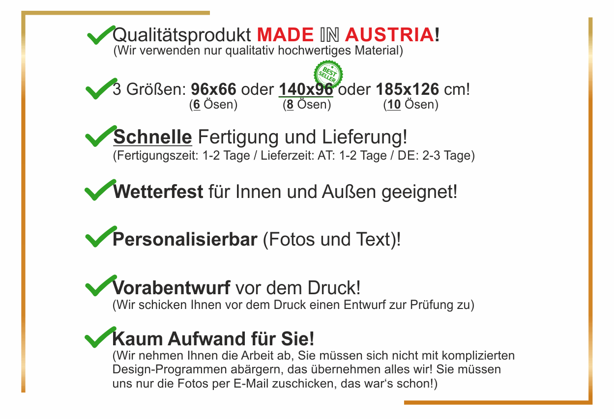 Infos zu unseren Foto-Geburtstagsbannern: