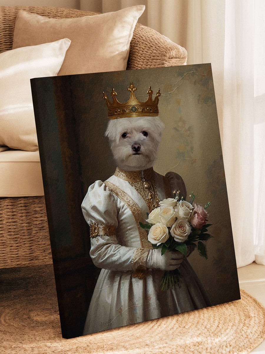 Hundeportrait - Royales Portrait - Beispiel