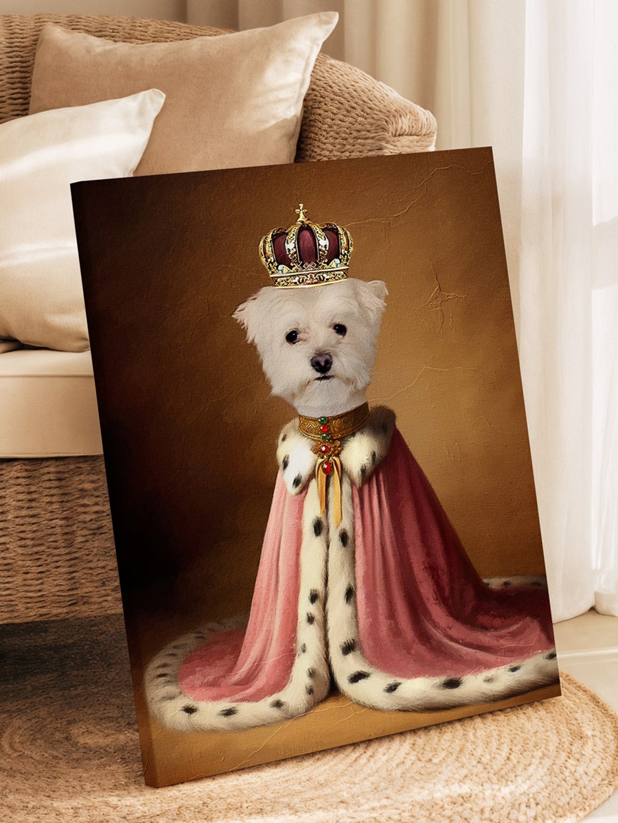 Hundeportrait - Royales Portrait - Beispiel