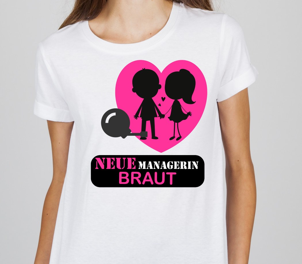 T-Shirt Polterabend für Braut: Neue Managerin