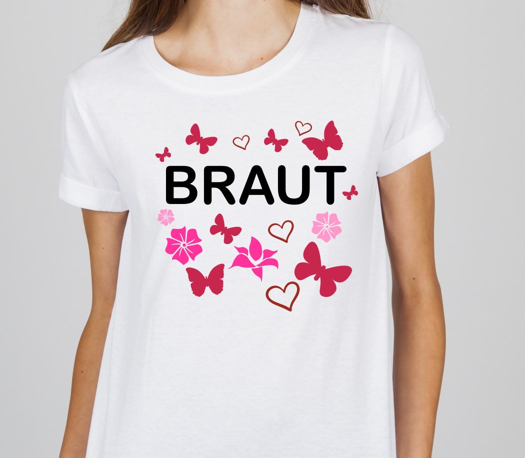 T-Shirt Polterabend für Braut: 