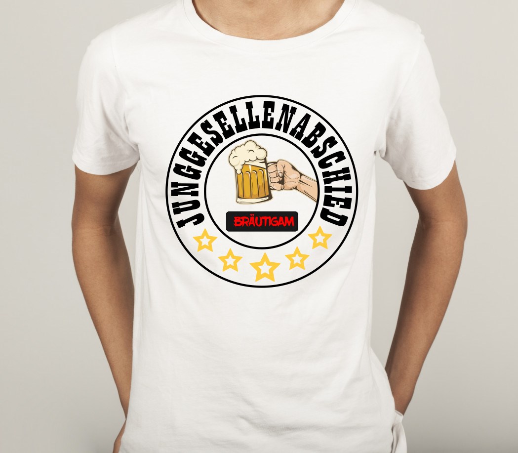 Shirt Poltern für Bräutigam: Junggesellenabschied