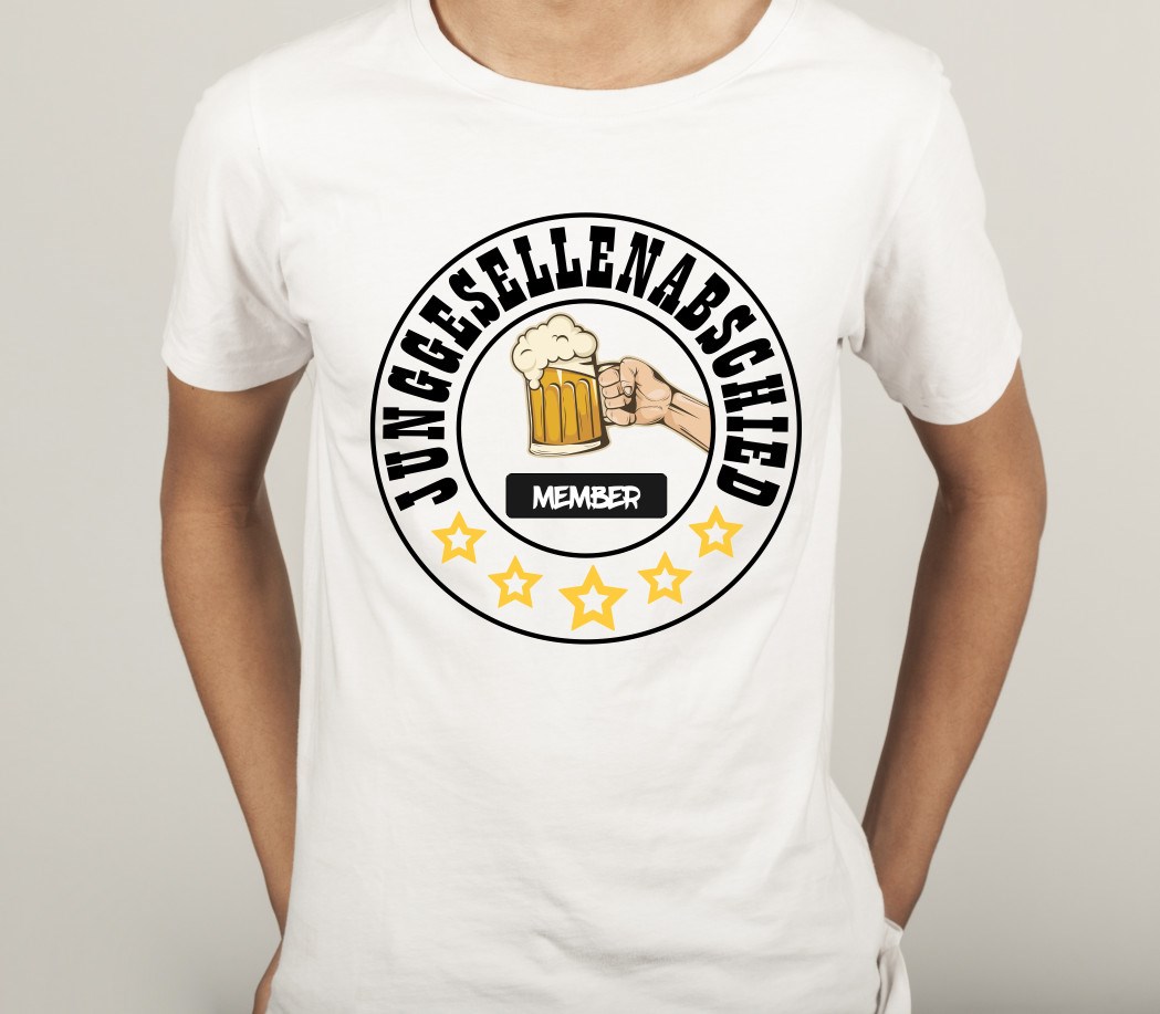 Shirt Polterabend fürs TEAM: Junggesellenabschied