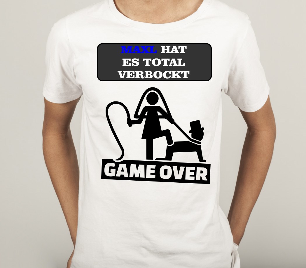 Polter T-Shirt fürs TEAM: (Name) hat es total verbockt